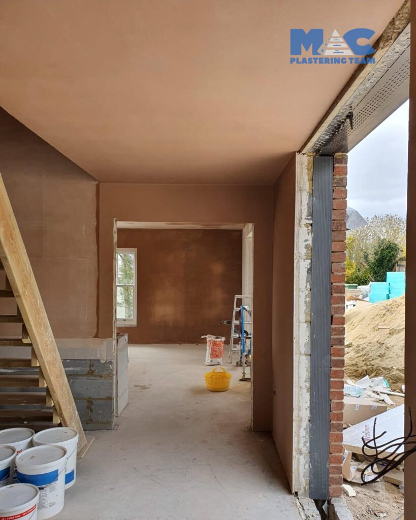 Plastering large new extension 3 IMG_8451